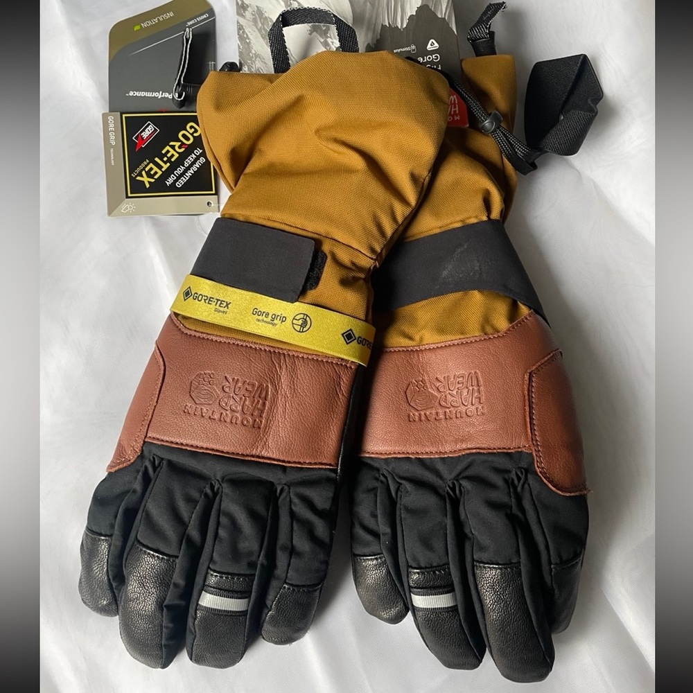 Mountain Hardwear High Exposure Gore-Tex Glove - men’s Small brown black